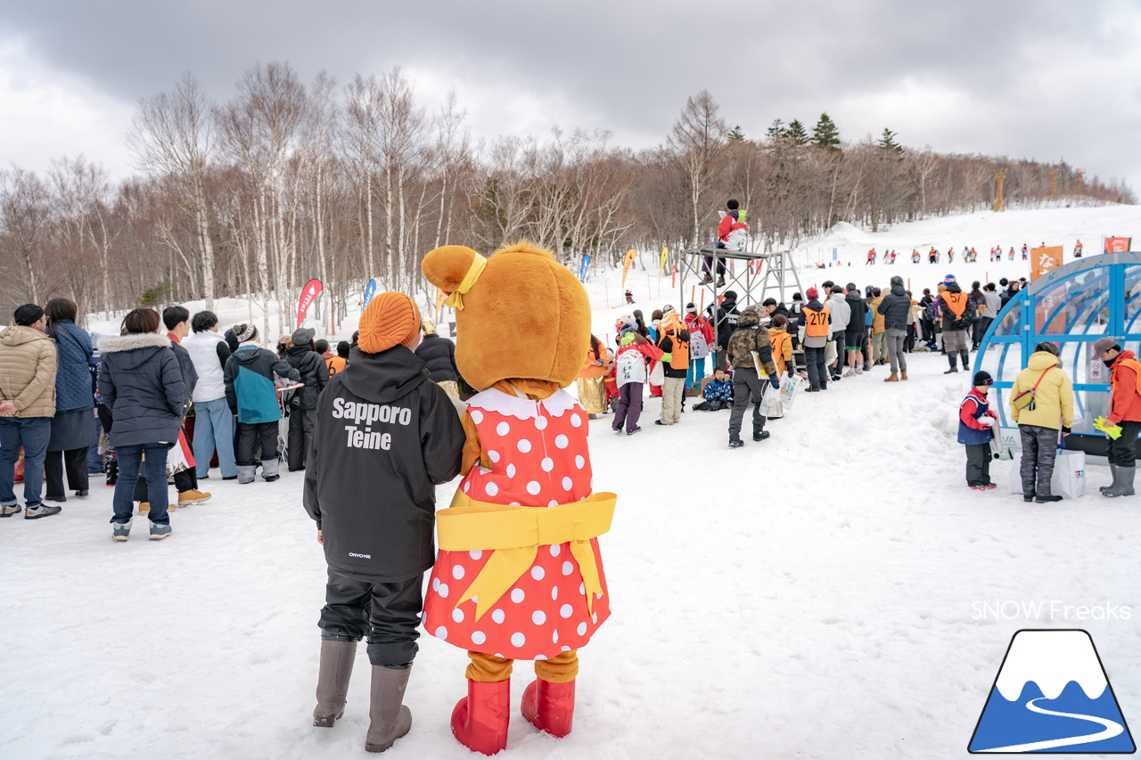 サッポロテイネ｜山頂積雪 285cm！絶好の春コンディションのゲレンデは、『アルペンスキー大会』『モーグル大会』『テイネ雪山祭り』『北海道米そり選手権2026』で大盛り上がり～(^^)v